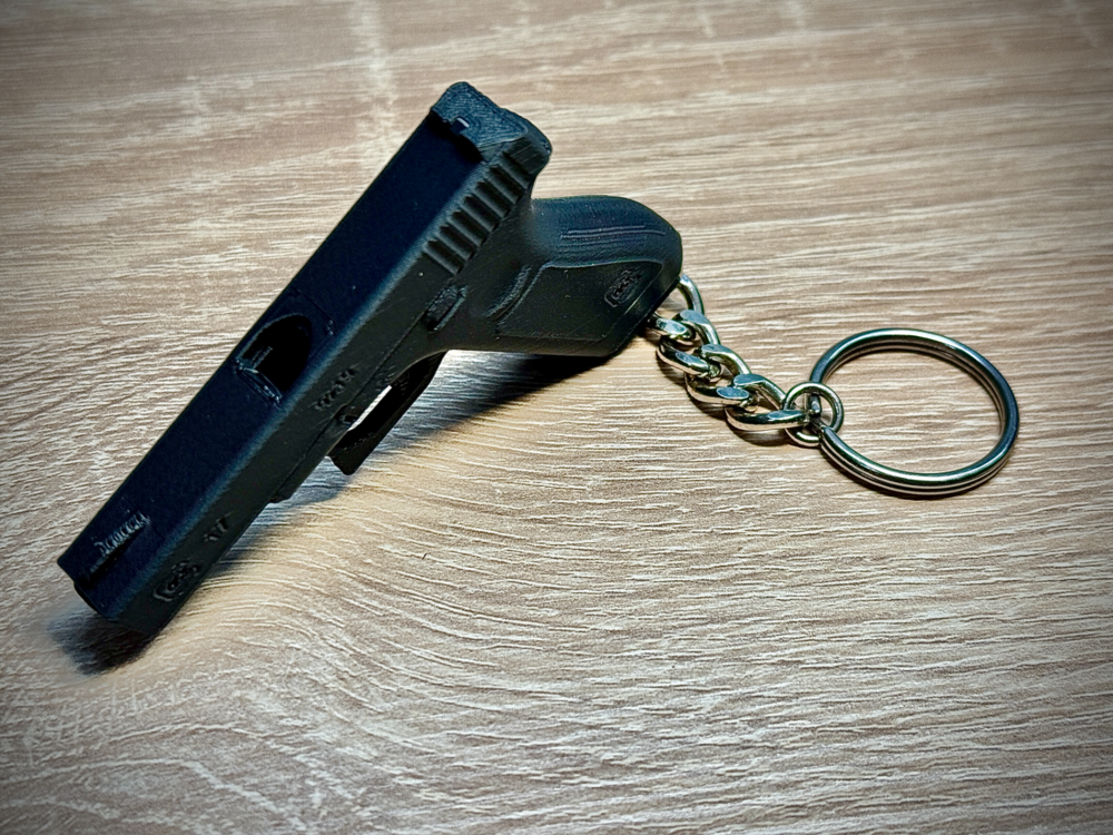 Glock 17 düdüklü Keychain
