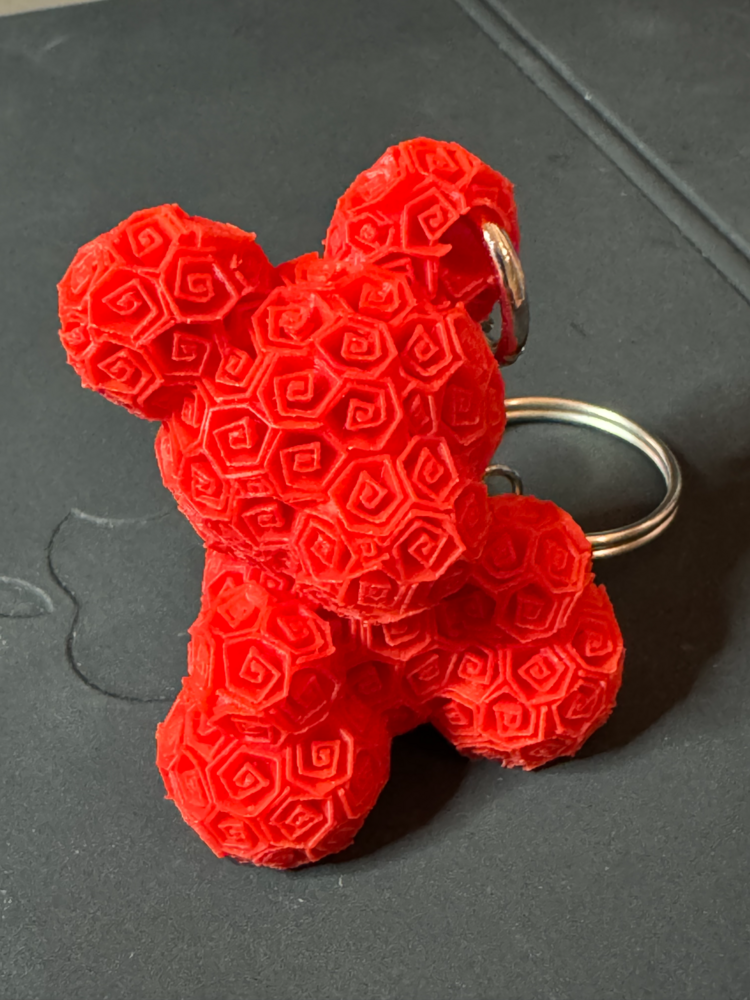 Rose Bear Keychain Edition