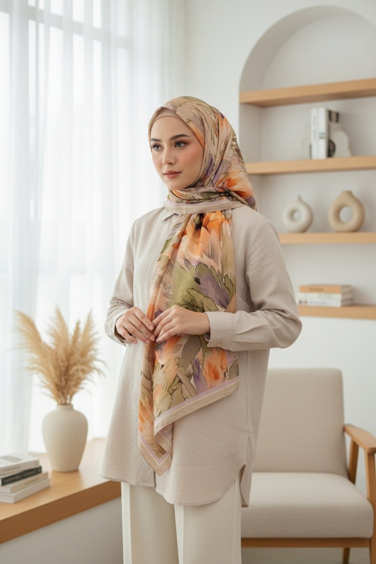 Ladure İpek Butik Şal 
