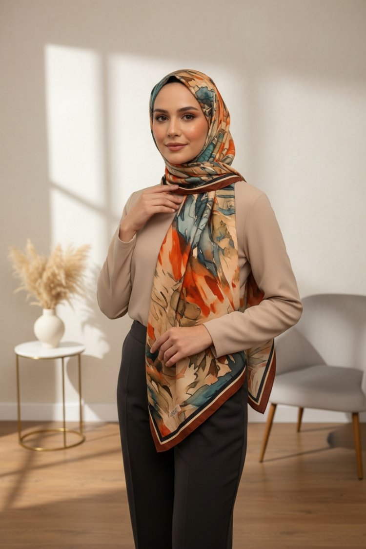 Ladure İpek Butik Şal 