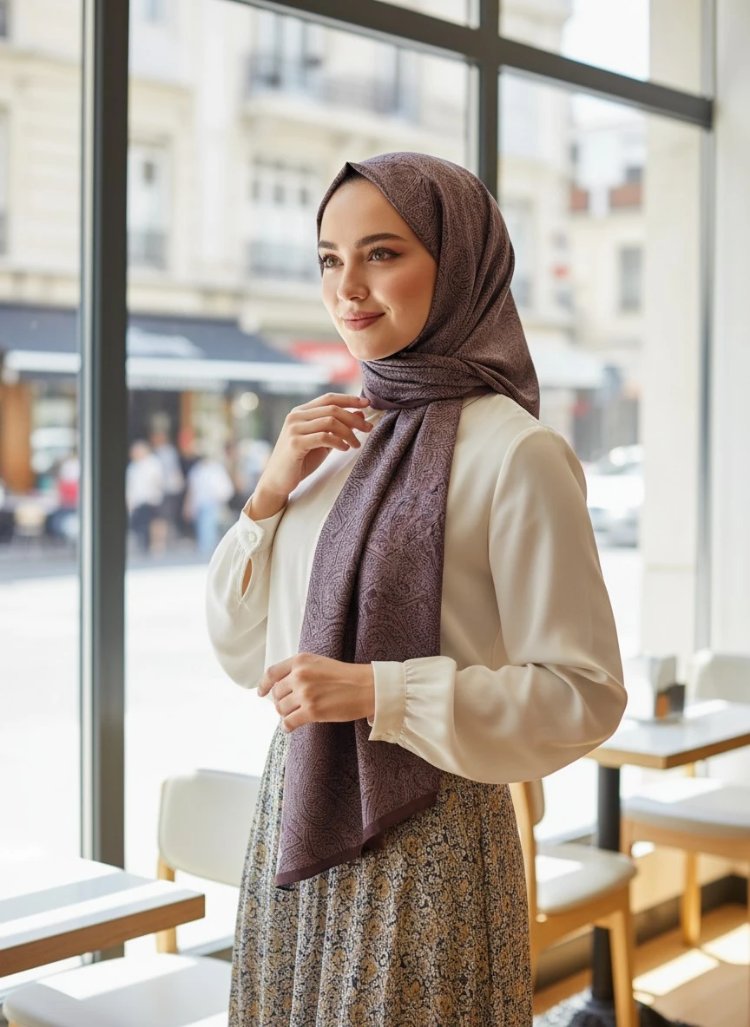 Ladure İpek Butik Şal 