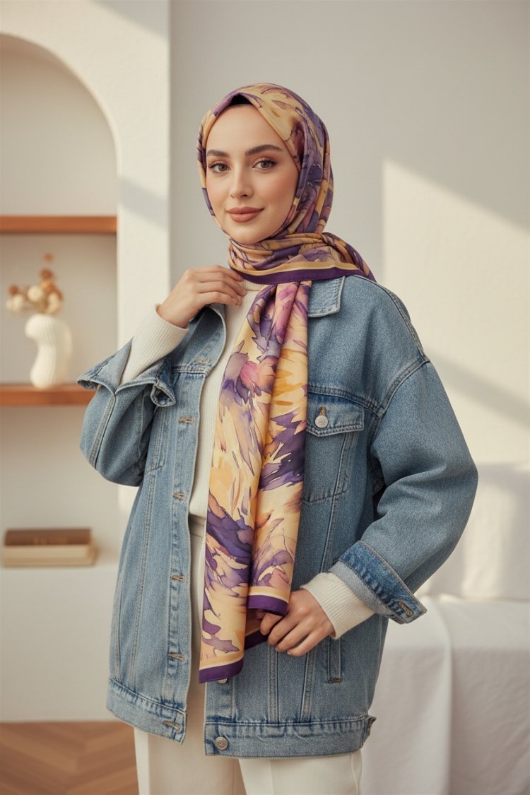 Ladure İpek Butik Şal 