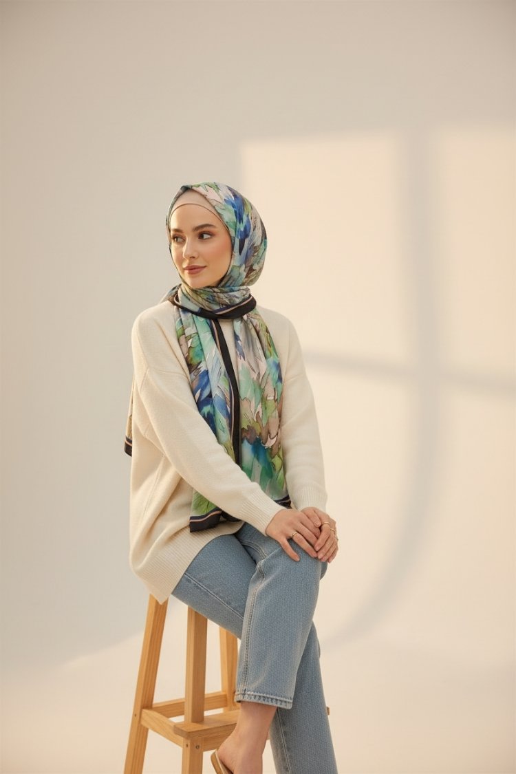 Ladure İpek Butik Şal 