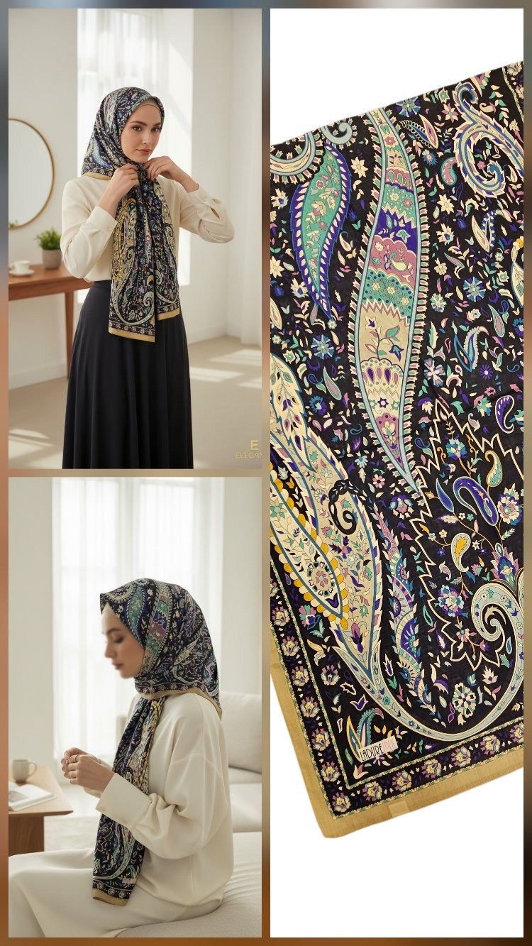 Ladure İpek Butik Şal 