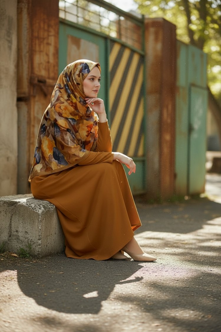 Ladure İpek Butik Şal 