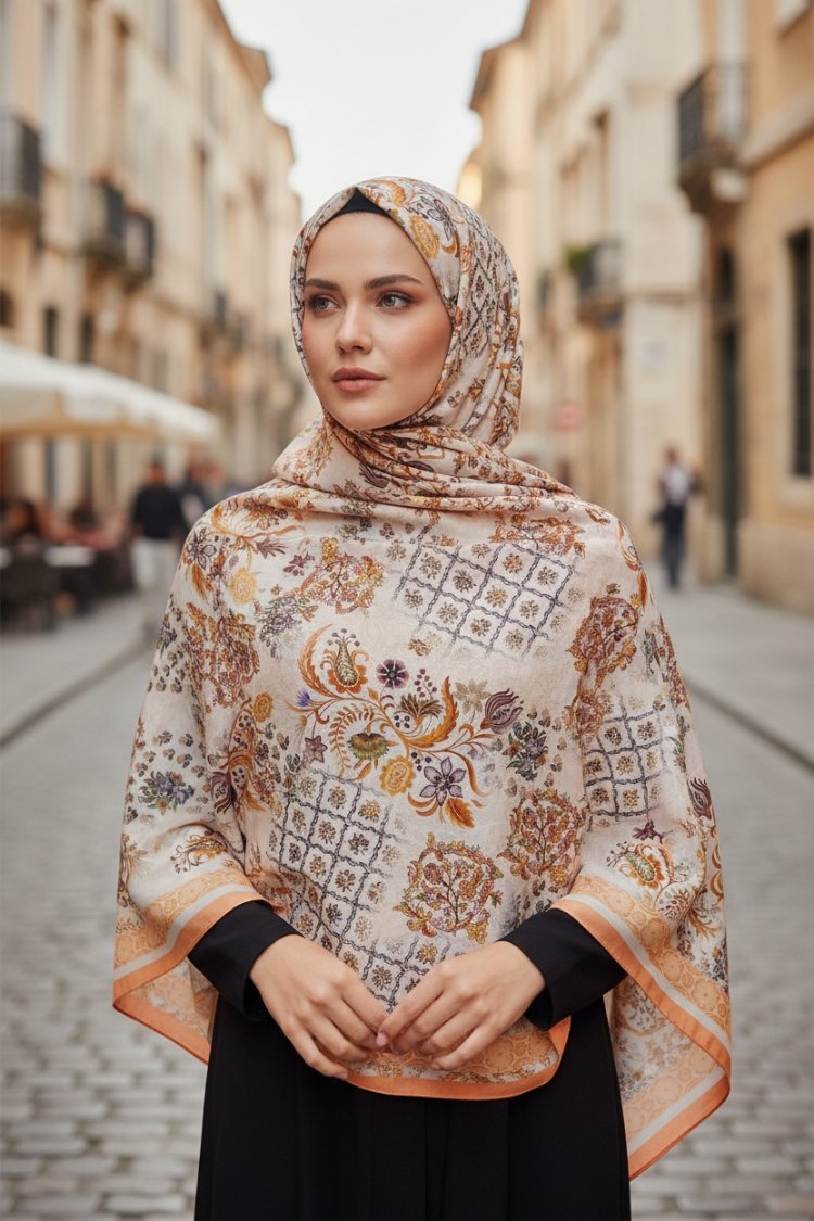 Ladure İpek Butik Şal 