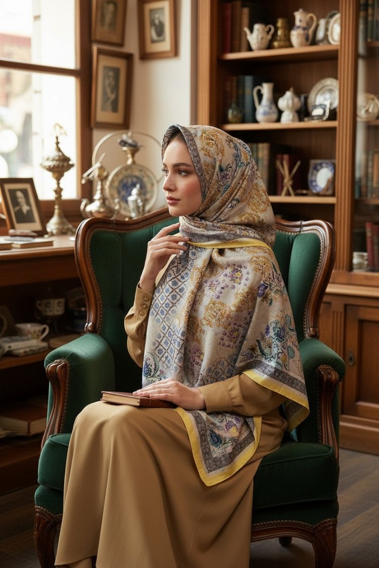 Ladure İpek Butik Şal 