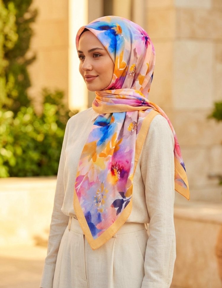 Ladure İpek Butik Şal 