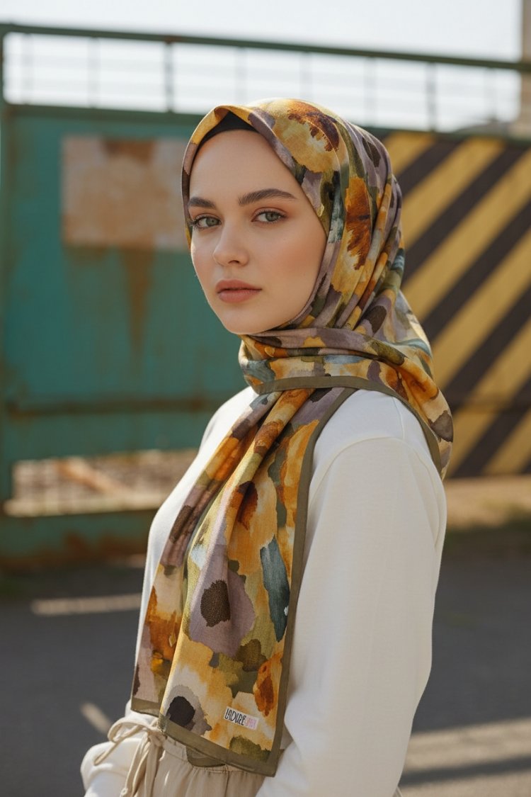 Ladure İpek Butik Şal 