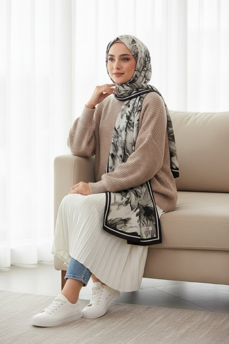 Ladure İpek Butik Şal 