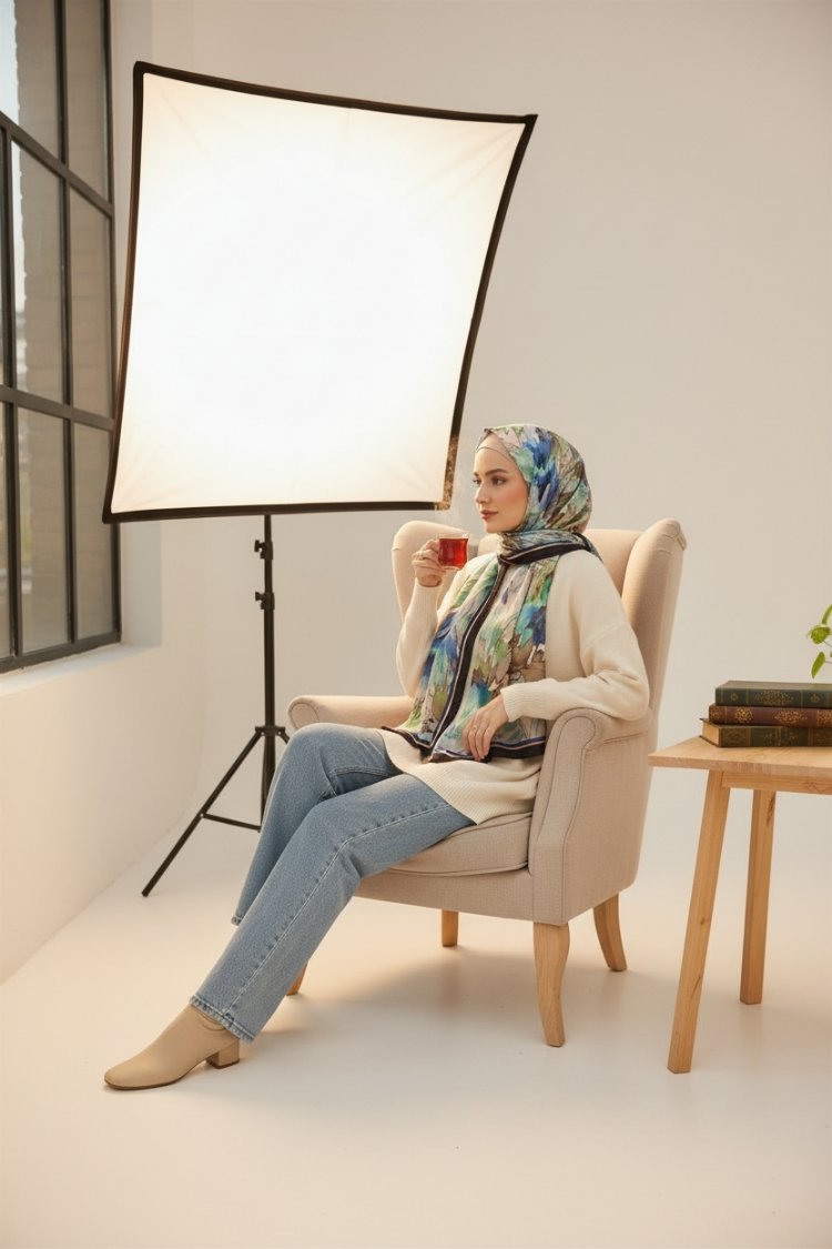 Ladure İpek Butik Şal 
