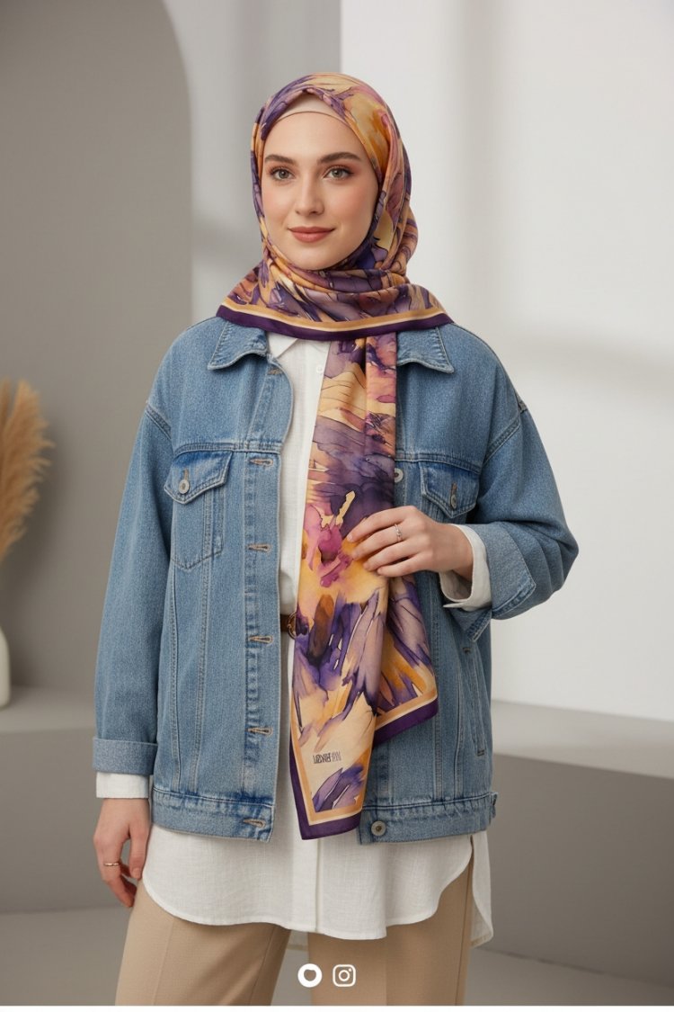 Ladure İpek Butik Şal 