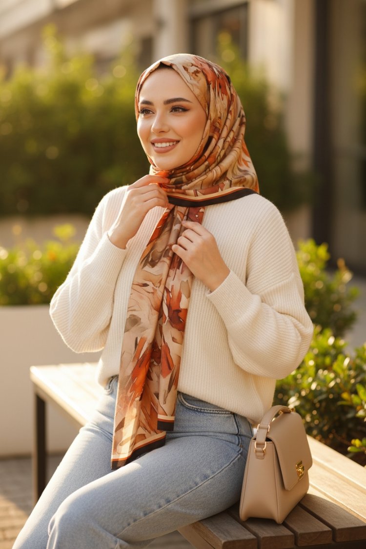 Ladure İpek Butik Şal 