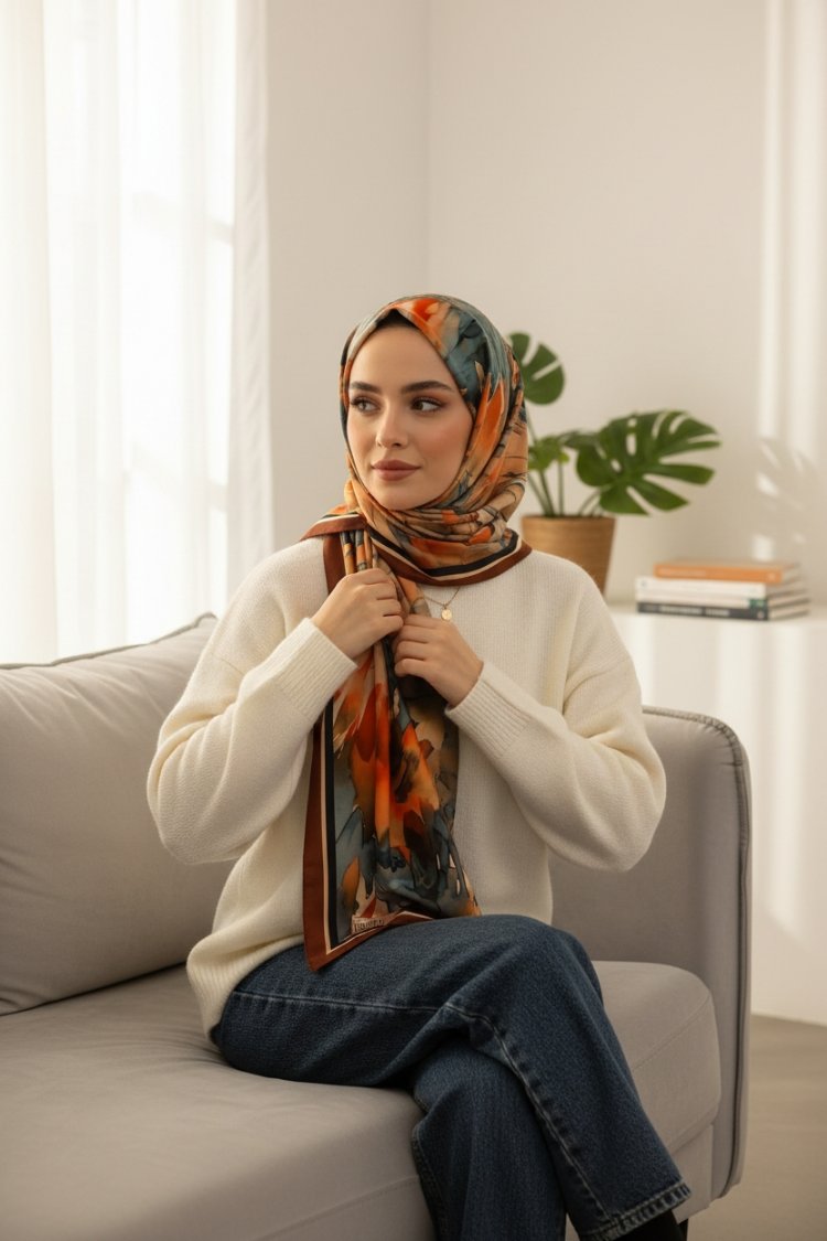 Ladure İpek Butik Şal 