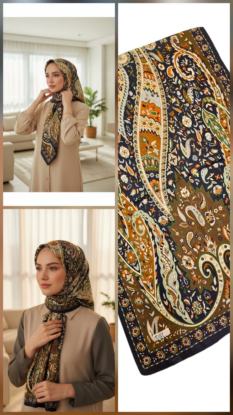 Ladure İpek Butik Şal 