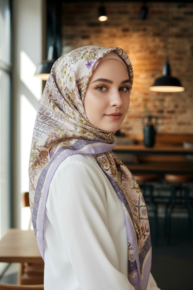 Ladure İpek Butik Şal 