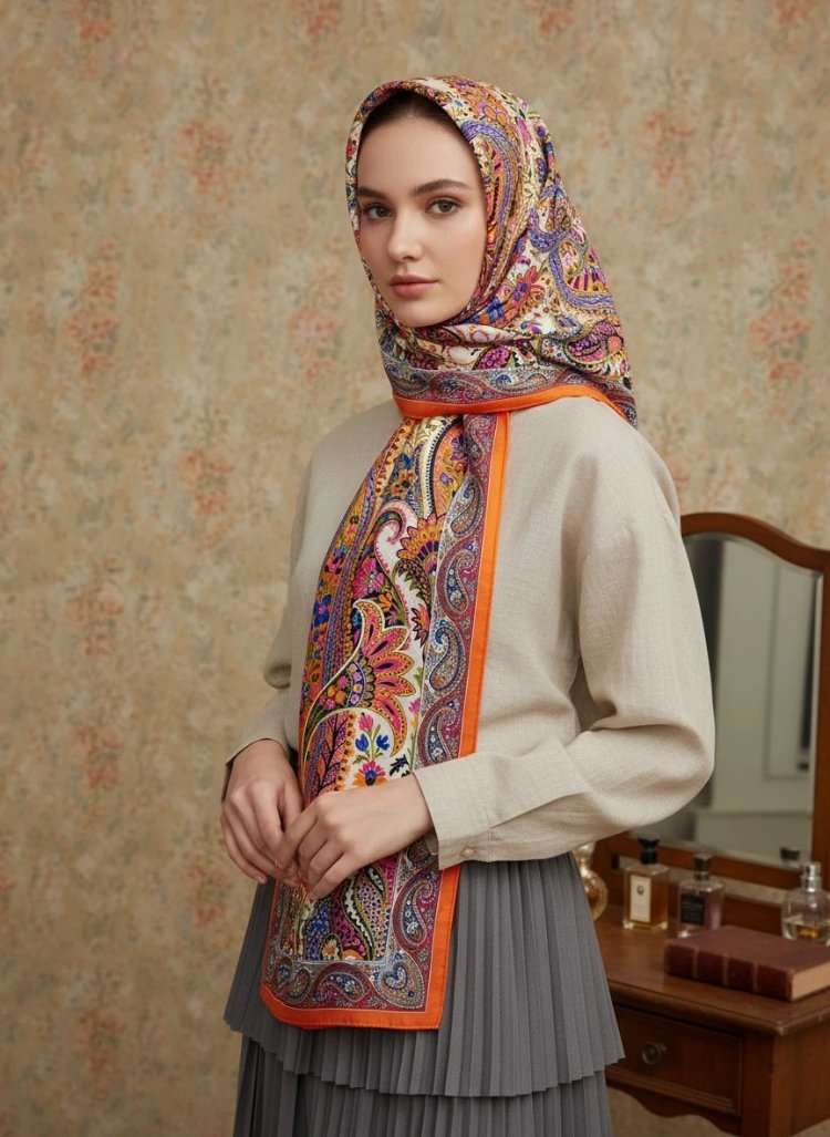 Ladure İpek Butik Şal 