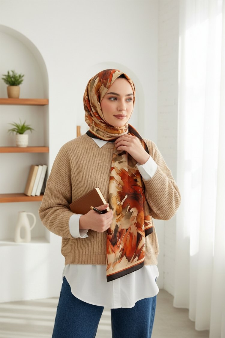 Ladure İpek Butik Şal 