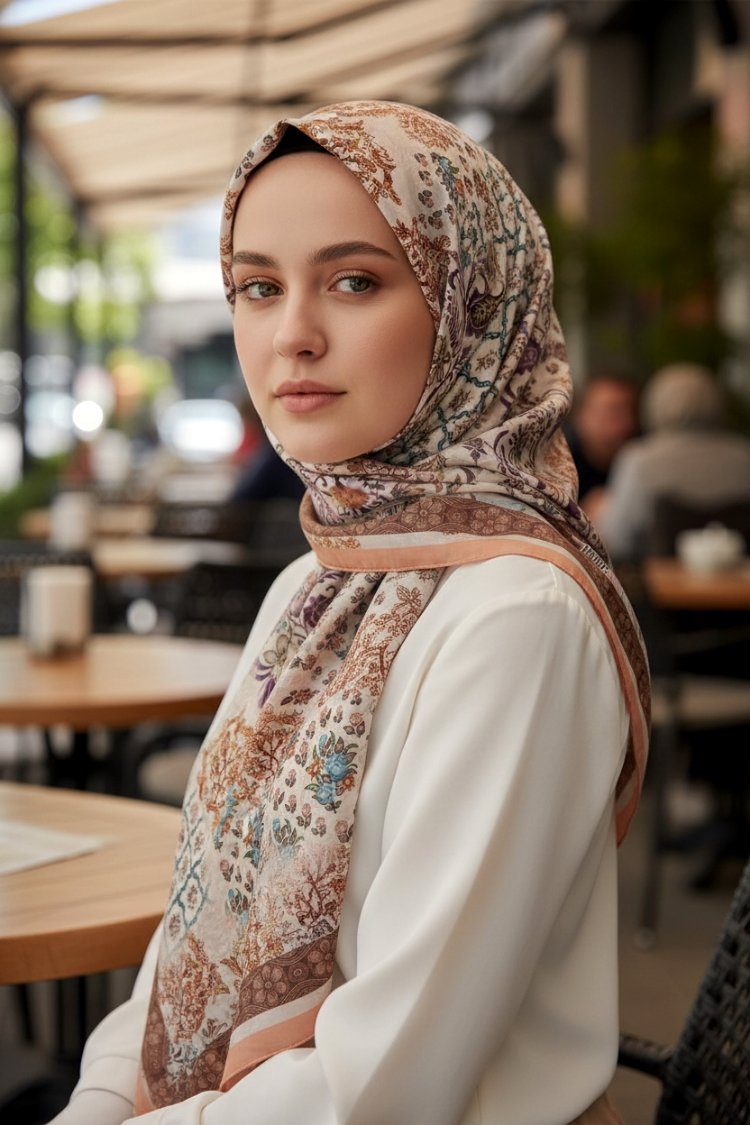 Ladure İpek Butik Şal 