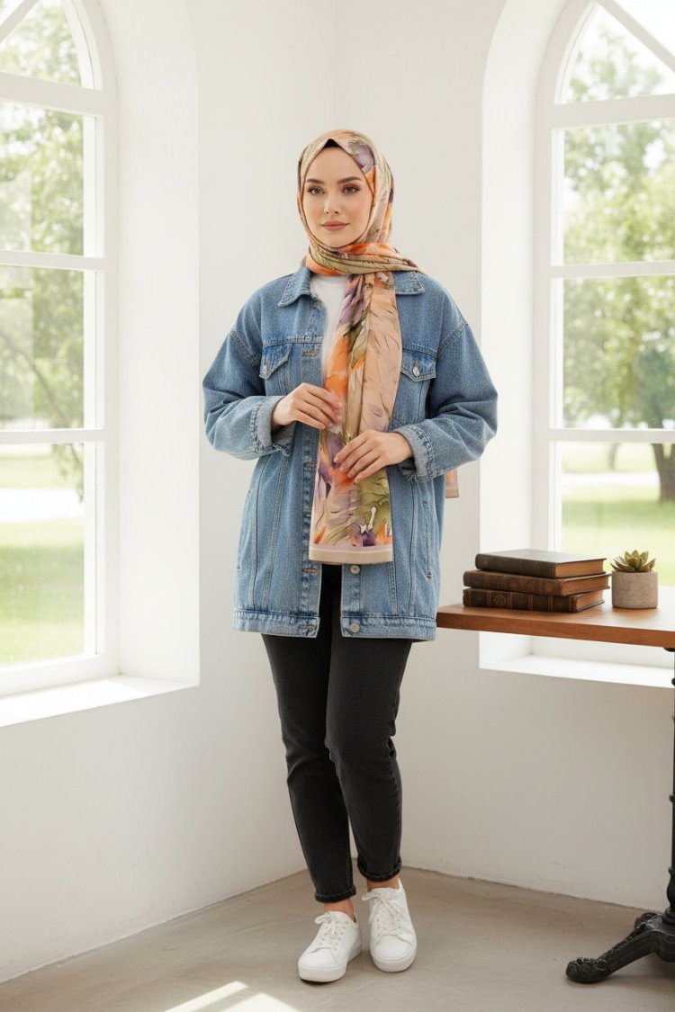 Ladure İpek Butik Şal 