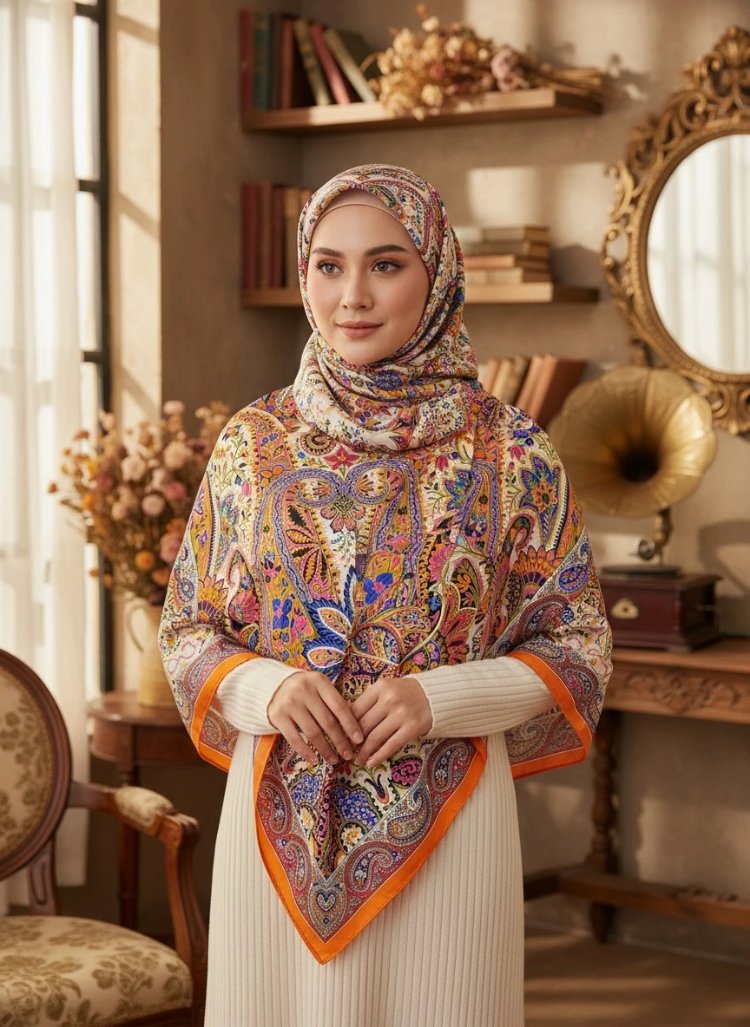 Ladure İpek Butik Şal 