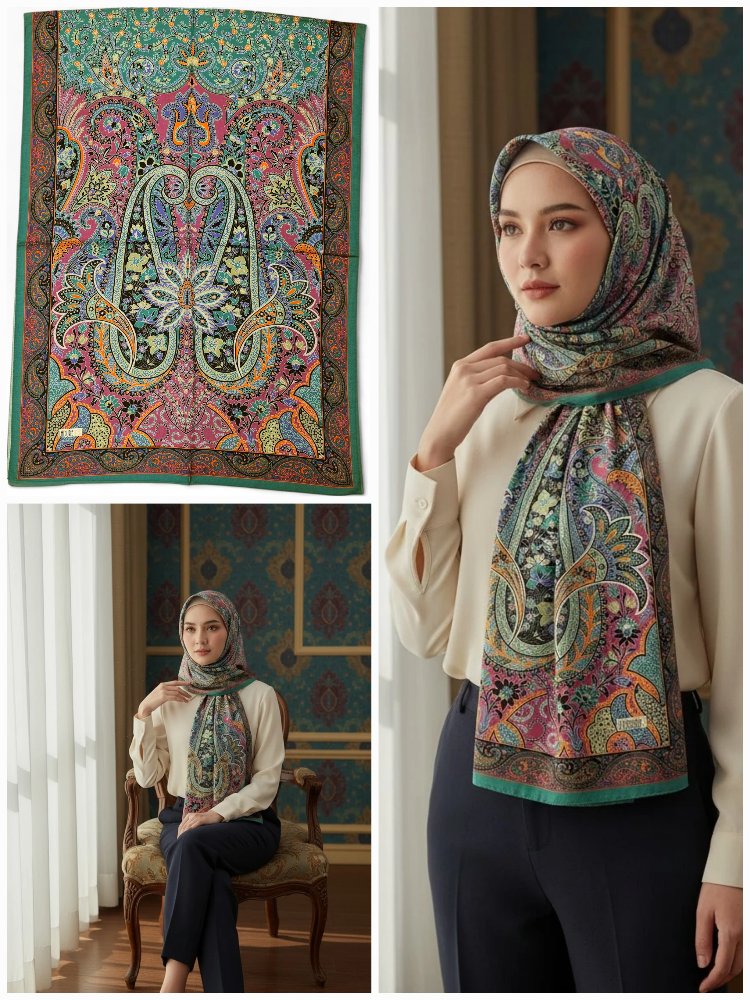 Ladure İpek Butik Şal 