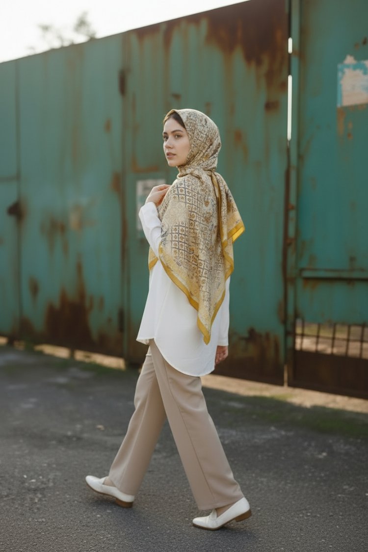 Ladure İpek Butik Şal 