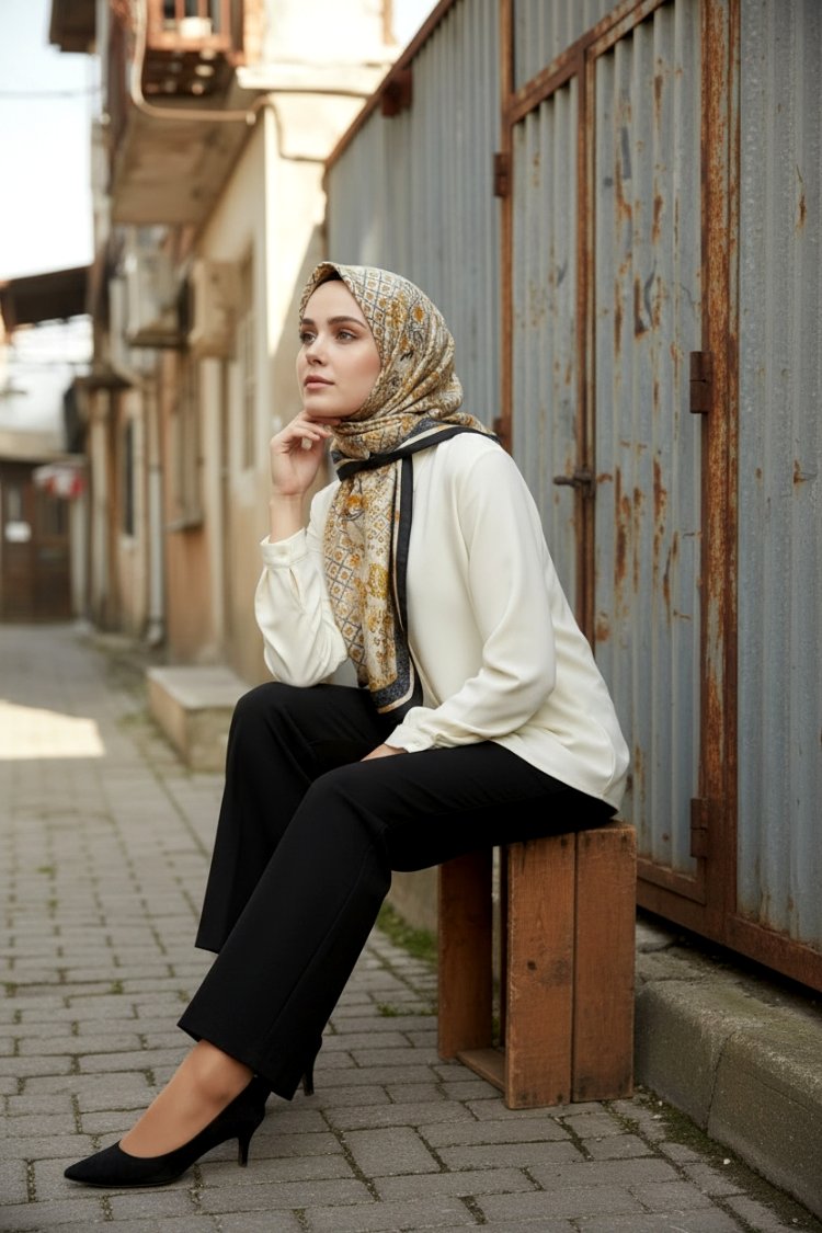 Ladure İpek Butik Şal 