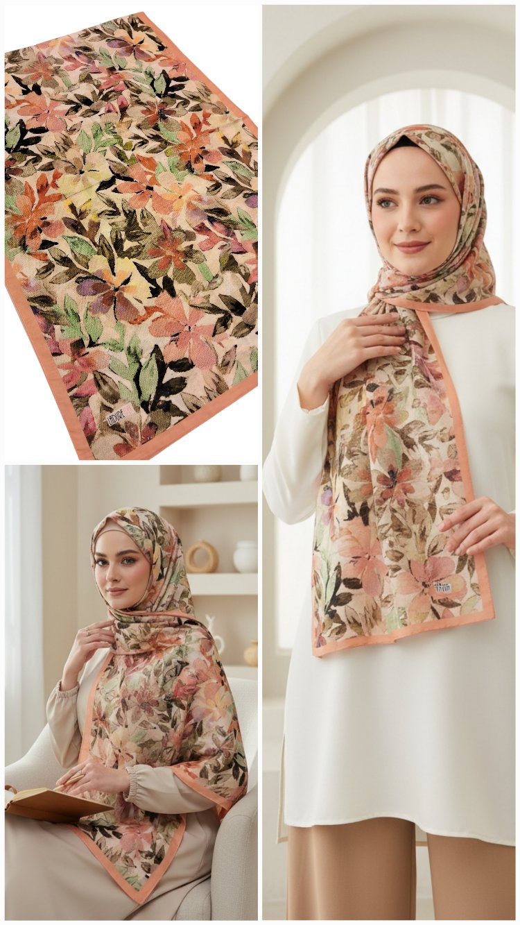 Ladure İpek Butik Şal 