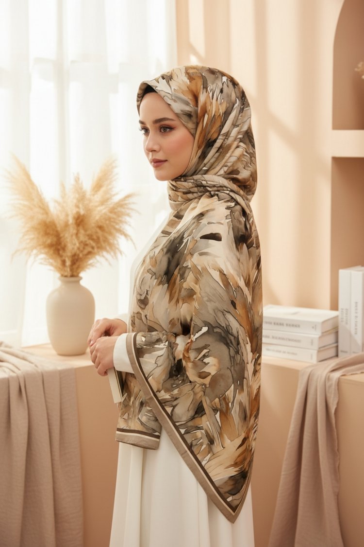 Ladure İpek Butik Şal 