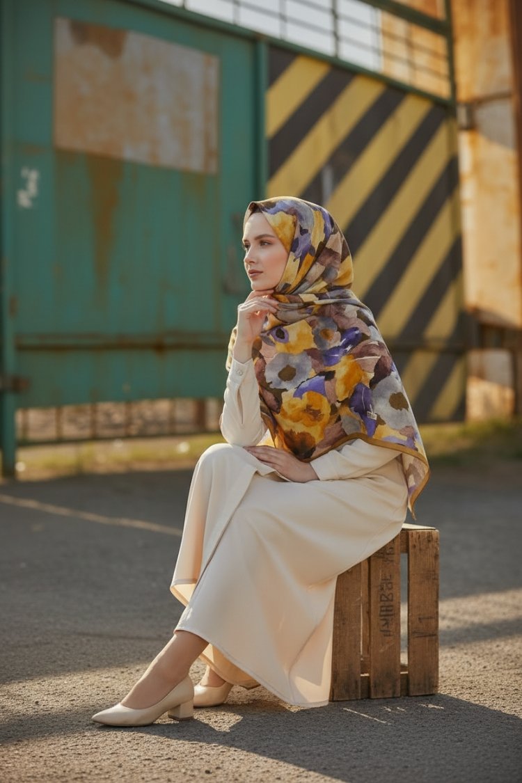 Ladure İpek Butik Şal 