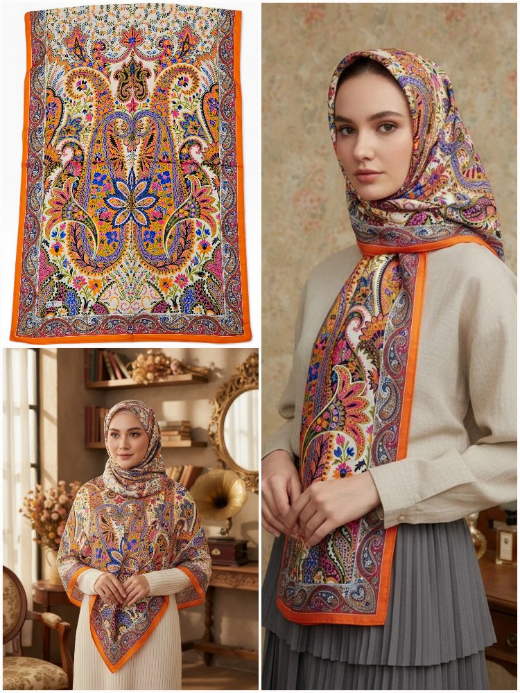 Ladure İpek Butik Şal 