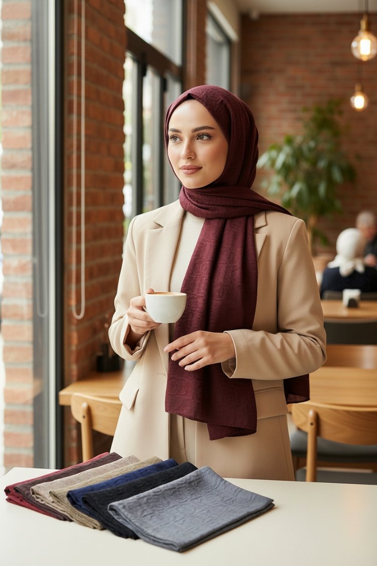 Sensitive Organik Jakar Şal 