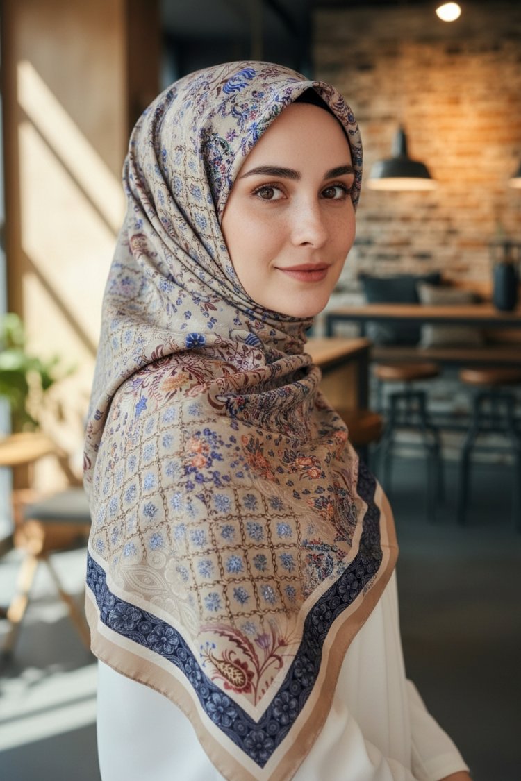 Ladure İpek Butik Şal 