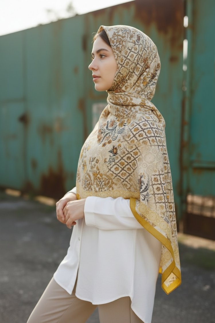Ladure İpek Butik Şal 