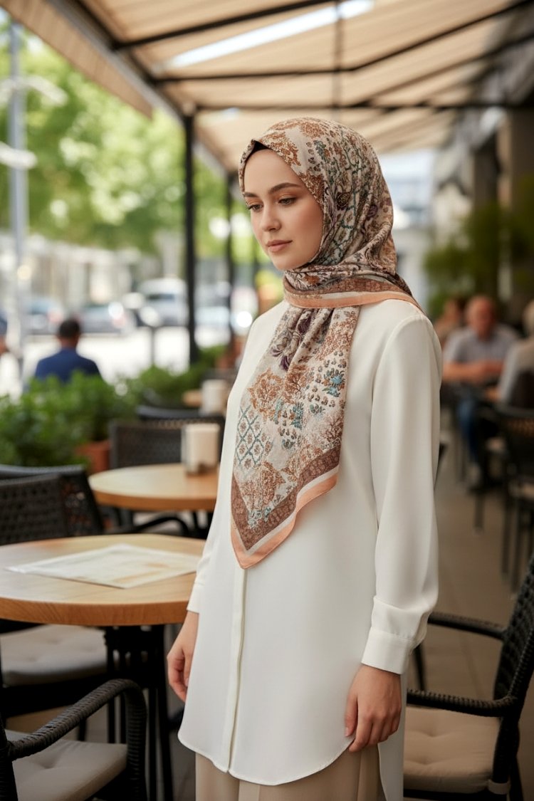 Ladure İpek Butik Şal 
