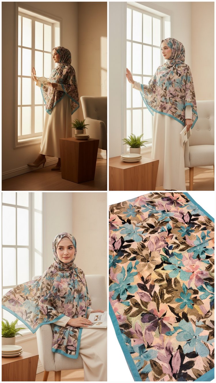 Ladure İpek Butik Şal 