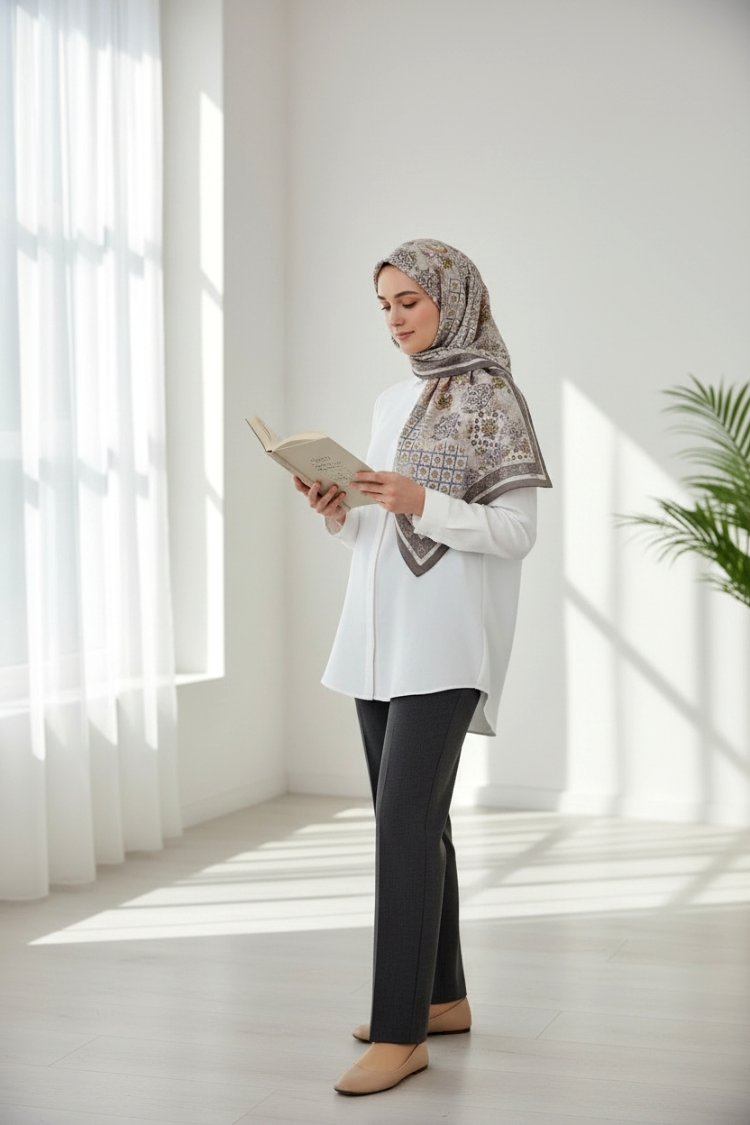 Ladure İpek Butik Şal 