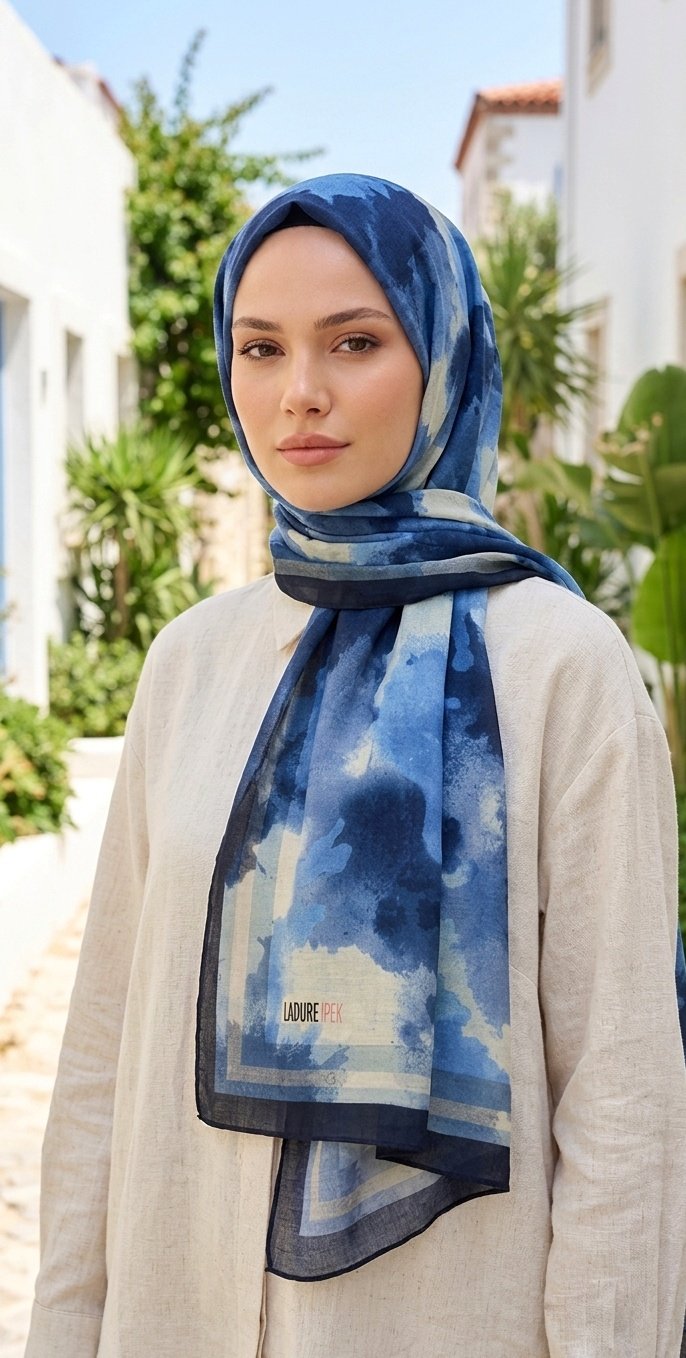 Ladure İpek Butik Şal 
