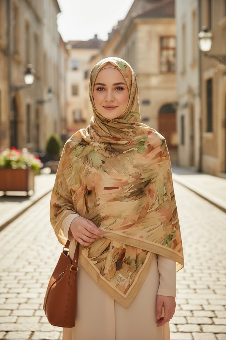 Ladure İpek Butik Şal 