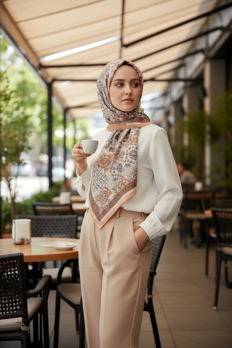Ladure İpek Butik Şal 