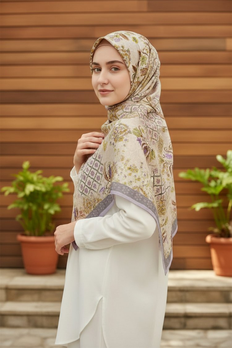 Ladure İpek Butik Şal 