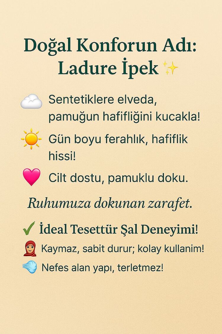 Ladure İpek Butik Şal 