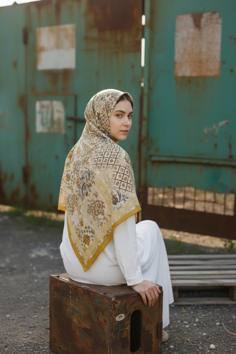 Ladure İpek Butik Şal 