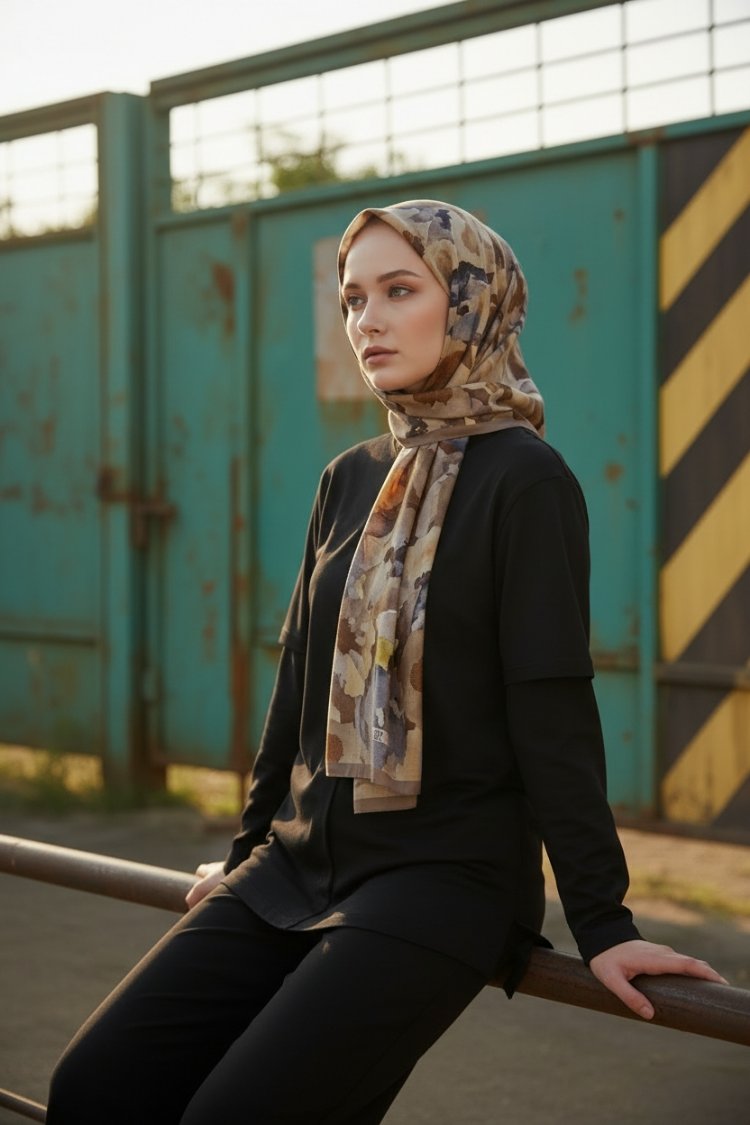 Ladure İpek Butik Şal 