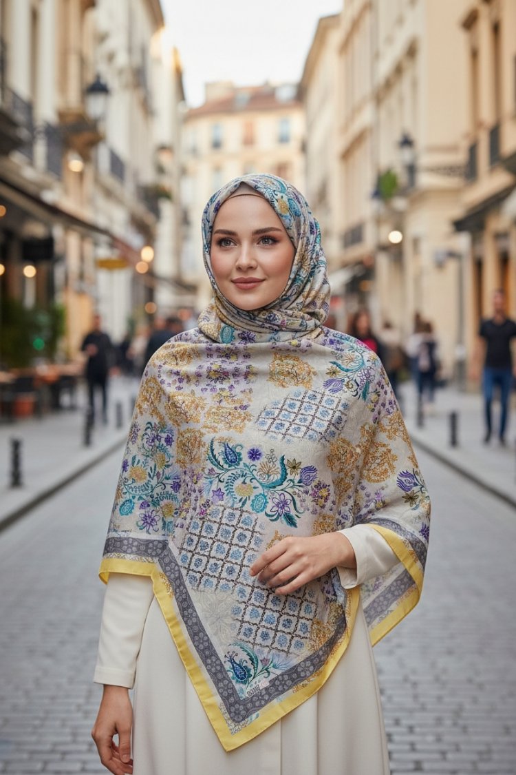Ladure İpek Butik Şal 