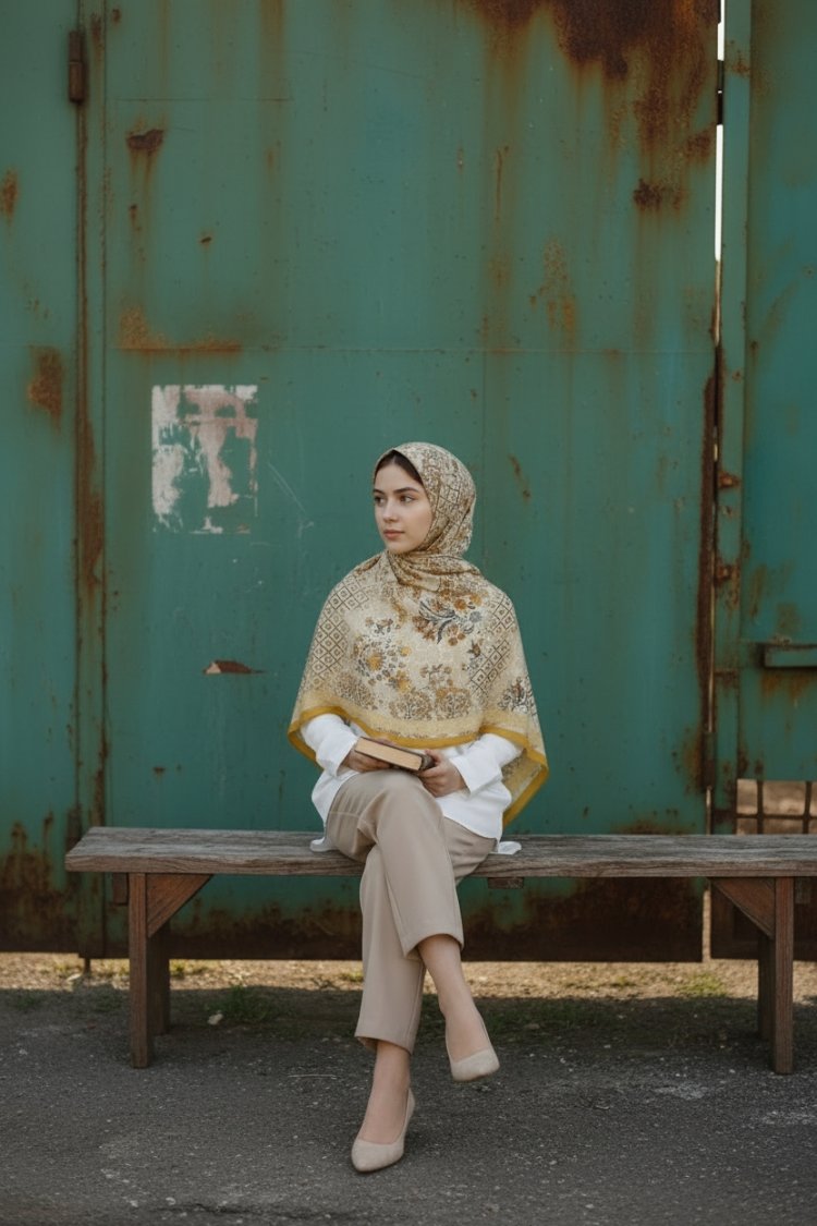 Ladure İpek Butik Şal 