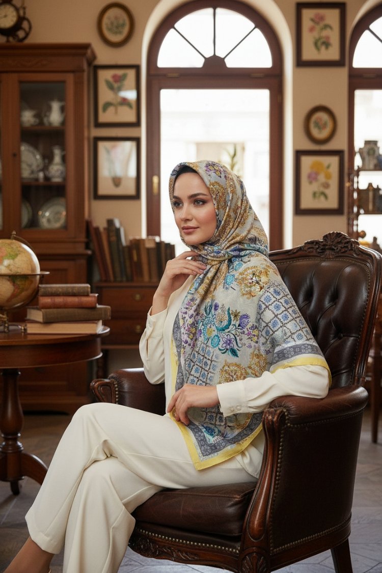 Ladure İpek Butik Şal 