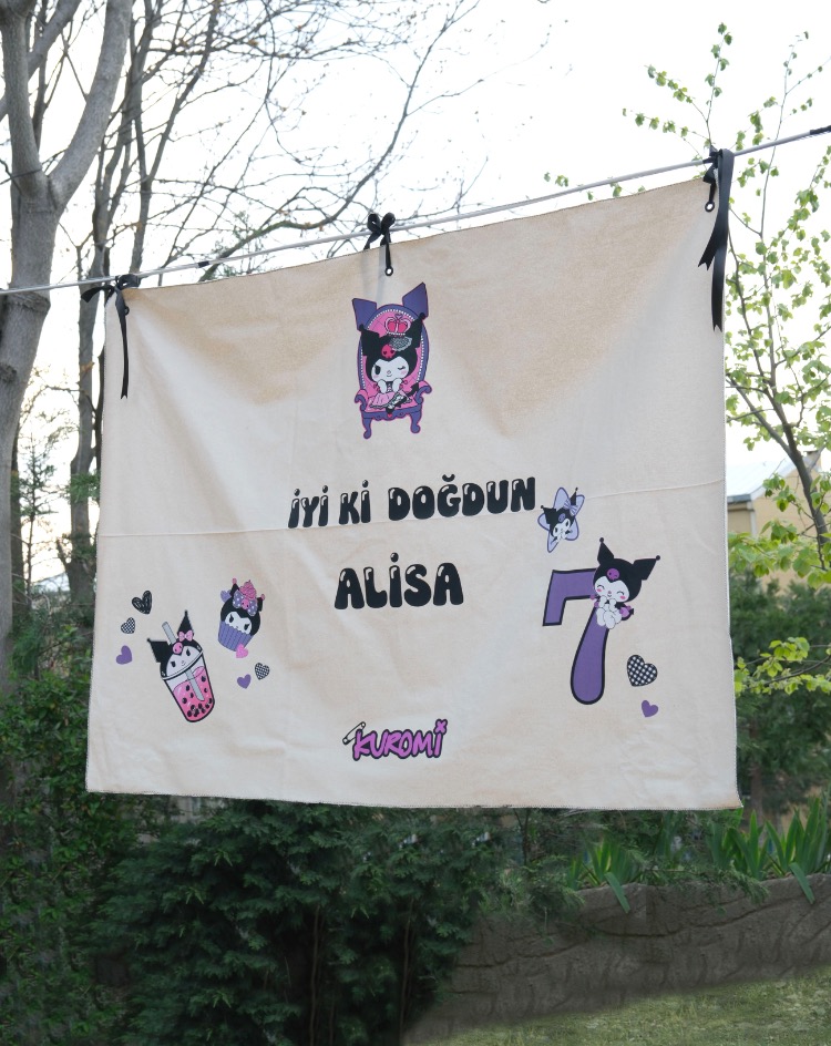 Kuromi Baskılı Özel Tasarım Pano