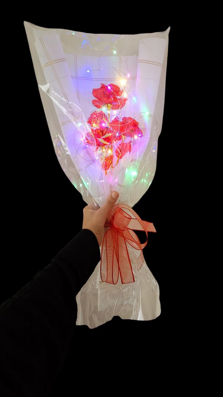 GÜL BUKETİ LED'Lİ 